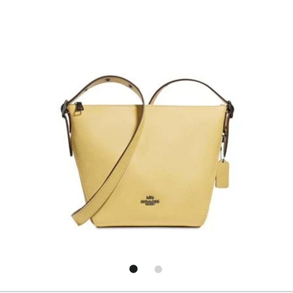 Dufflette Crossbody Natural Calf Leather NWT